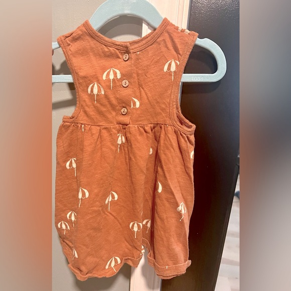 Rylee + Cru Rust colored sundress, 12-18 months - Picture 2 of 3